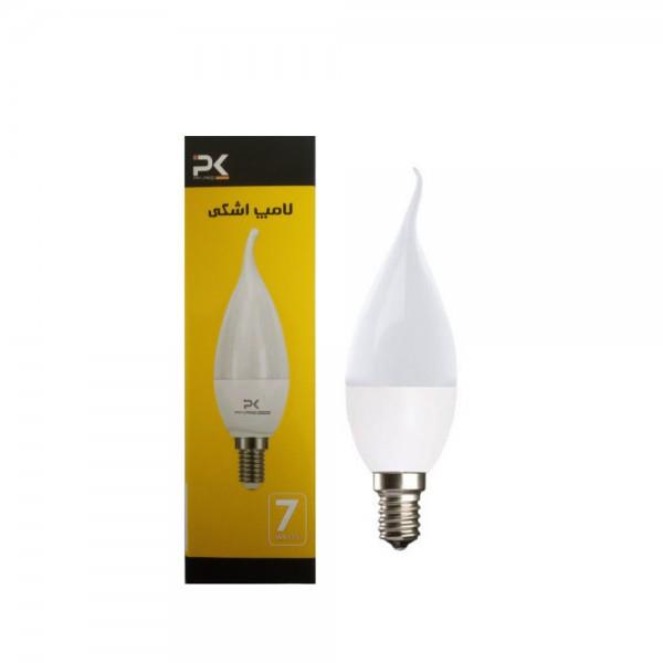 لامپ اشکی 7SMD وات E14 مات آفتابی پارس کیمیا